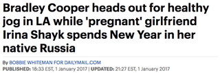 Illustration for article titled Is Bradley Cooper's Girlfriend Pregnant or 'Pregnant'?